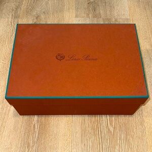 Loro Piana Brown Box with Teal Accents
